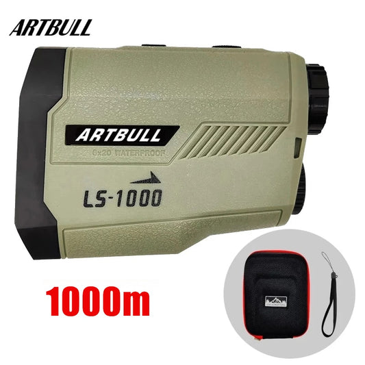 ARTBULL Golf Laser Rangefinder 1000M 650M Telescope with Flag-Lock Slope Pin Distance Meter for Hunting Monocular