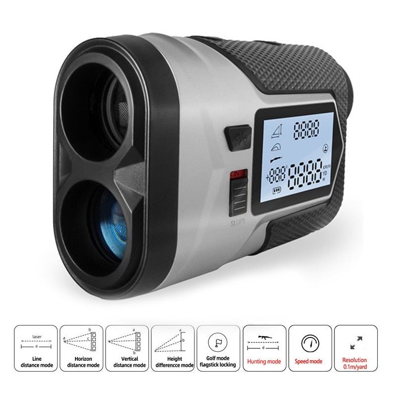 ARTBULL Golf Laser Rangefinder 1000M 650M Telescope with Flag-Lock Slope Pin Distance Meter for Hunting Monocular